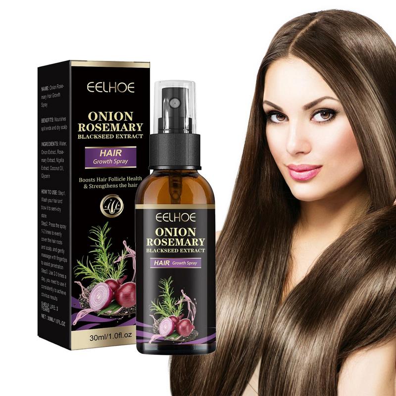 Hair Care Products - 30ml Hair Growth สเปรย์หัวหอมโรสแมรี่หนาแน่นสเปรย์ผม Rosemary Essential
