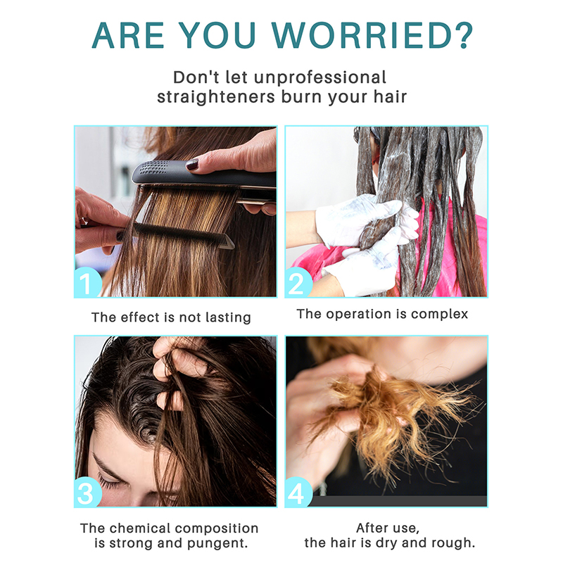 5PCS Professional Keratin Smoo - Hair Care Natural Ingredients บทวิจารณ์และราคา
