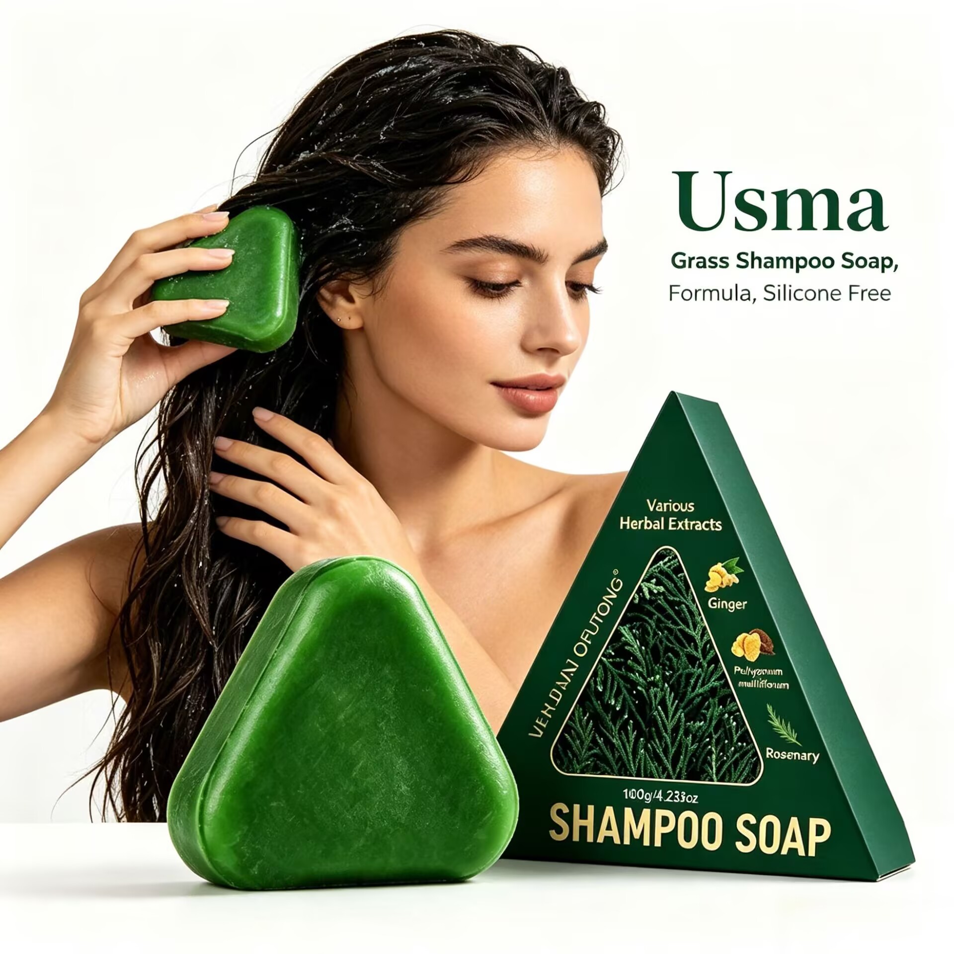 แชมพูสบู่อุสมานสูตรใหม่ บำรุงห - Hair Care Dandruff บทวิจารณ์และราคา