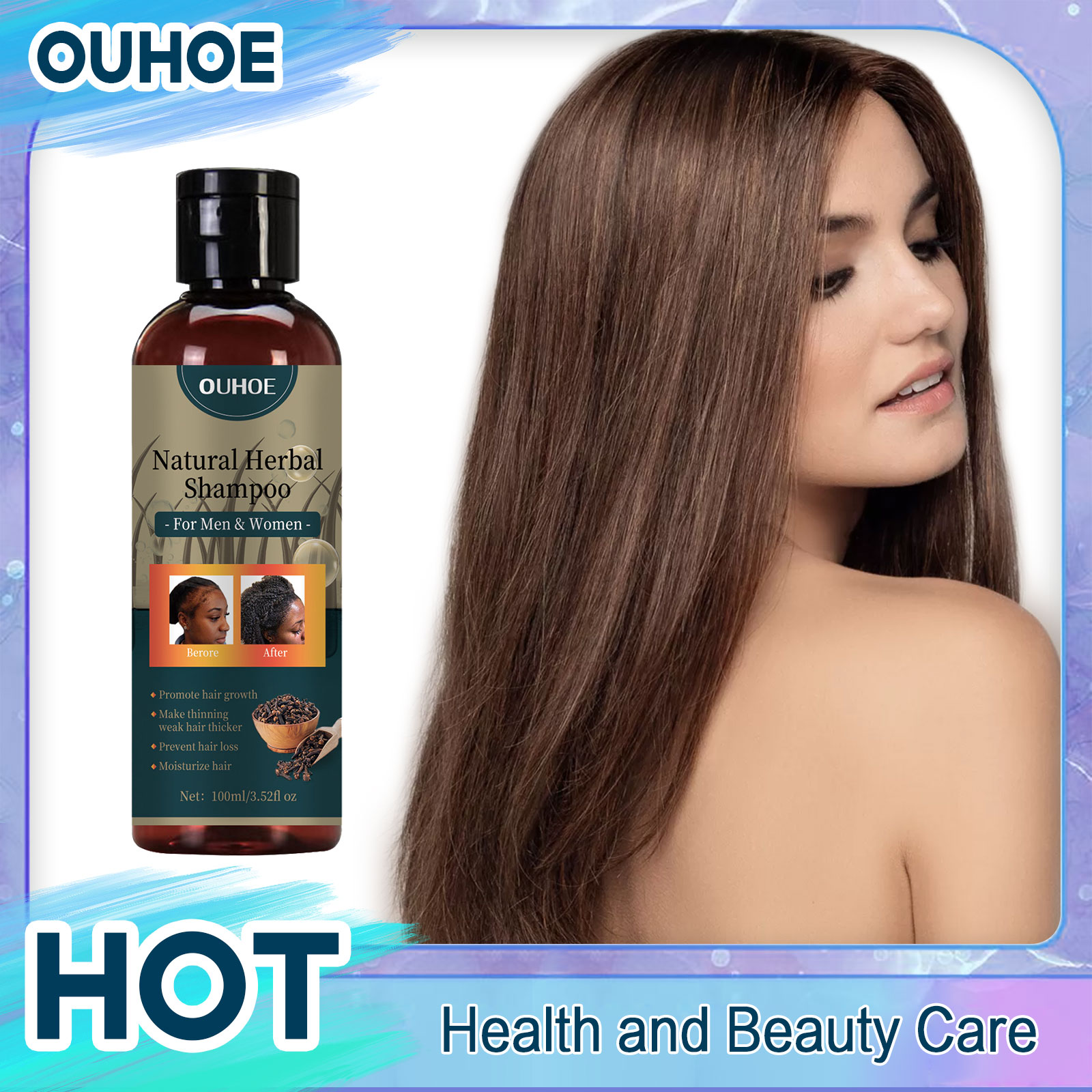 แชมพู OUHOE สำหรับเร่งผมยาว ขจ - Hair Care Dandruff บทวิจารณ์และราคา