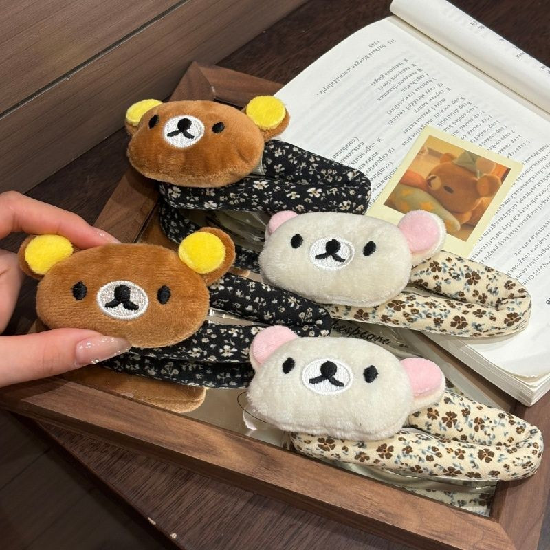 กิ๊บติดผมการ์ตูน Rilakkuma น่า - Hair Care Korean Products บทวิจารณ์และราคา