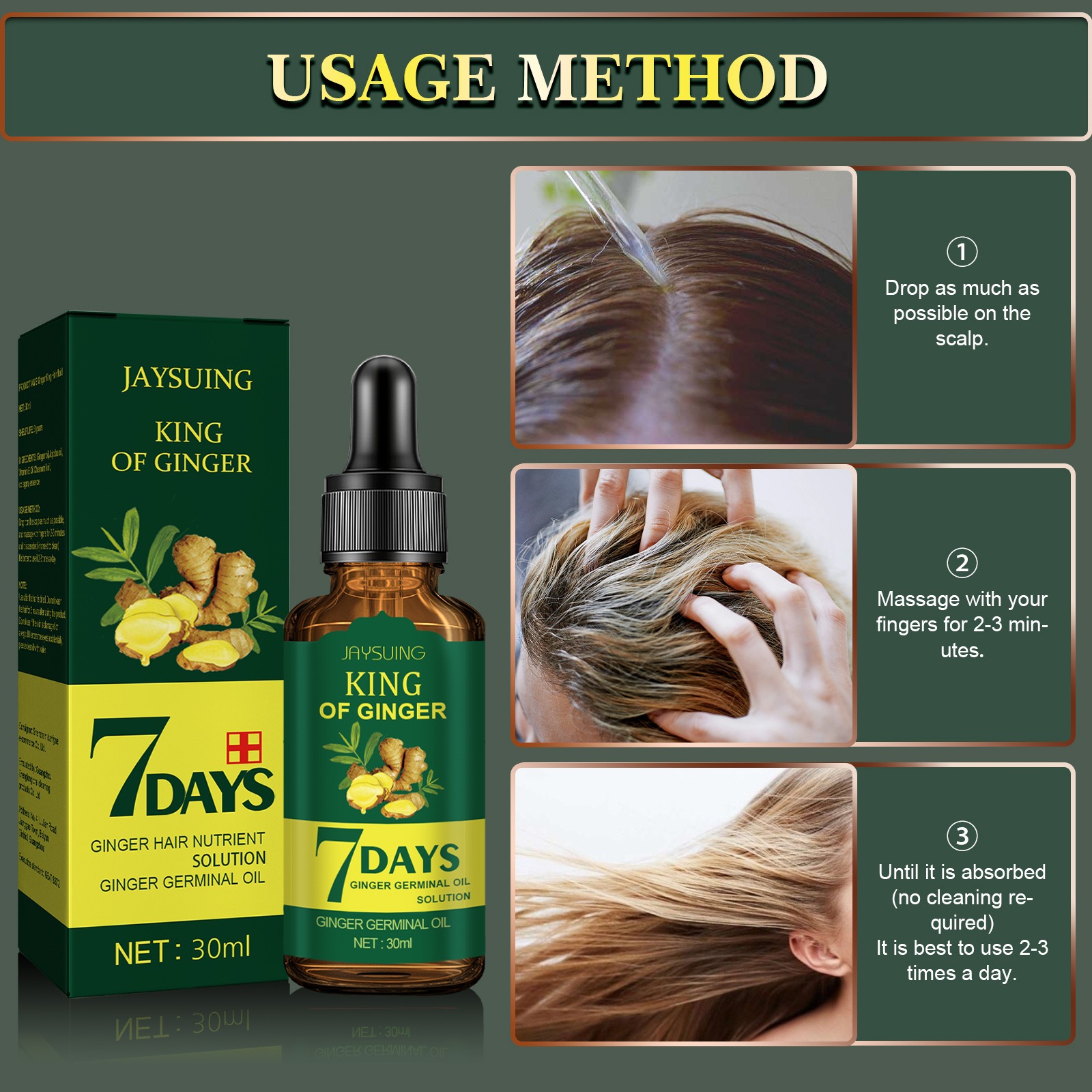 Ginger Hair Essence Anti Hair  - Hair Care Korean Products บทวิจารณ์และราคา