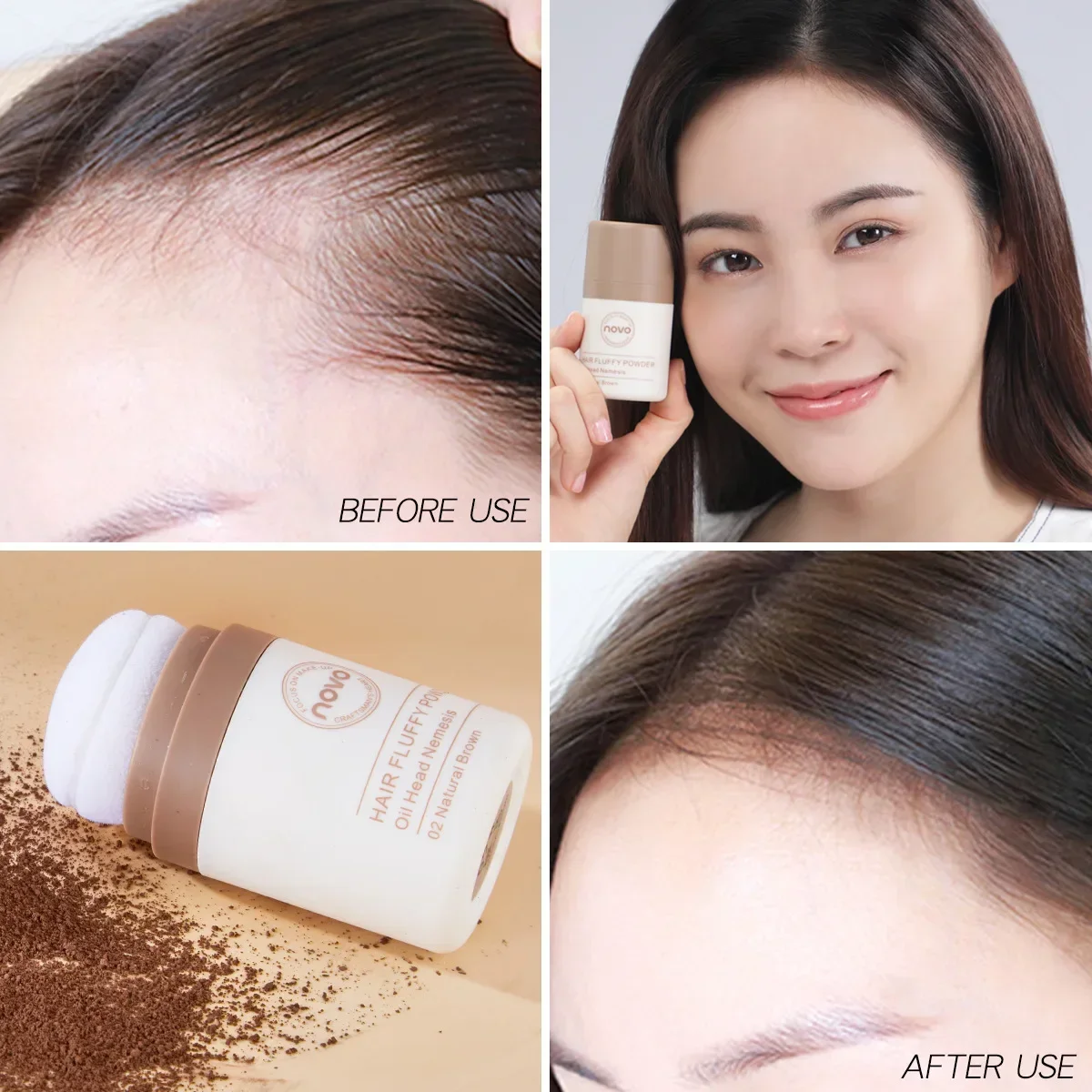 Novo Hair Pluffy Powder - ควบค - Hair Care Products บทวิจารณ์และราคา