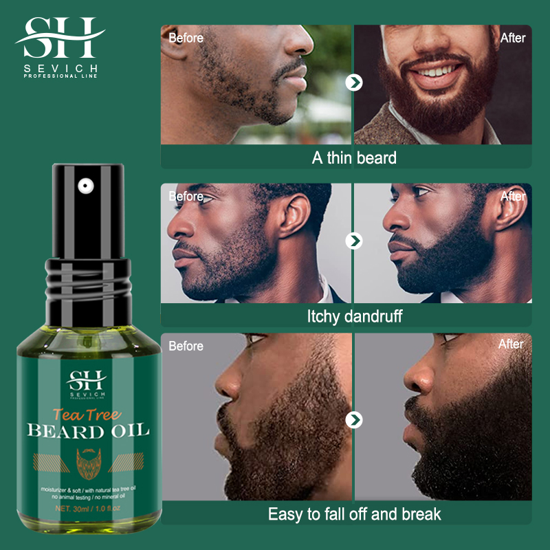 Tea Tree Beard Oil ชุดสําหรับช - Hair Care Organic บทวิจารณ์และราคา